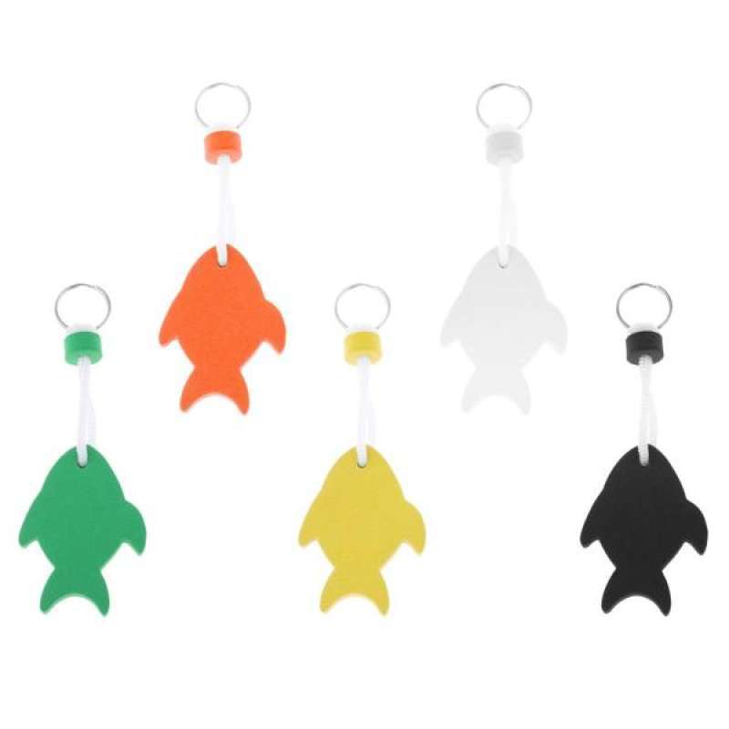 Promo Pack 5 Safety Floating Keyring Key Holder for Beach Sea Ocean Boat Surf Swim Diskon 23 di