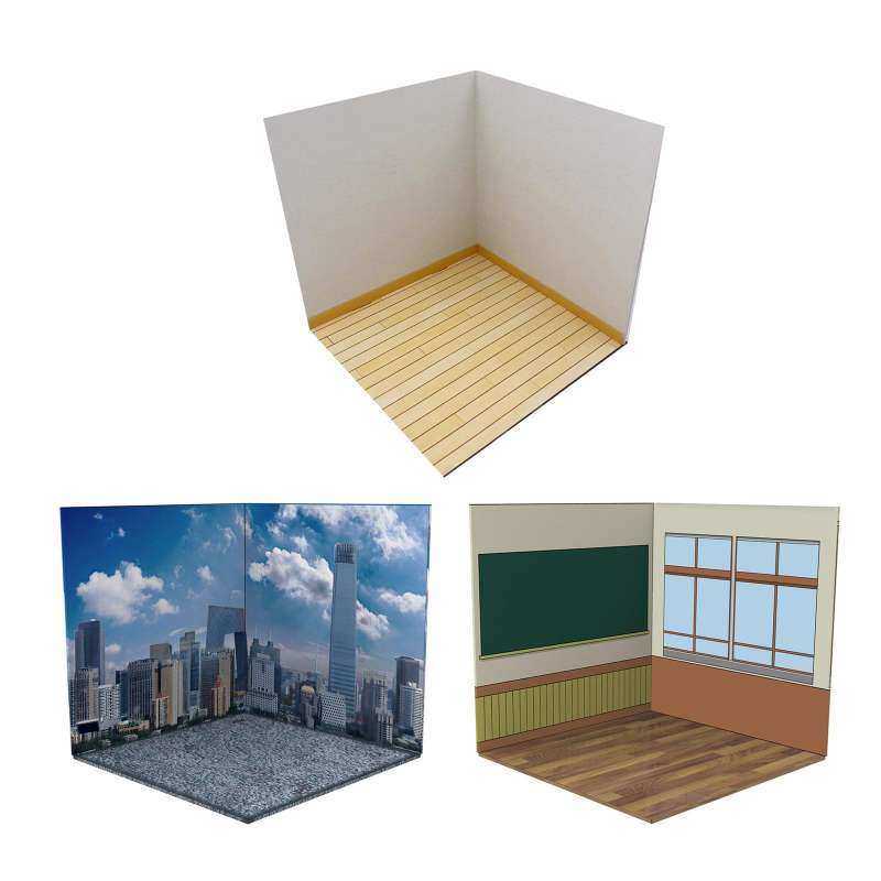 1/12 Show Backdrop Organizer Decoration Layout Display