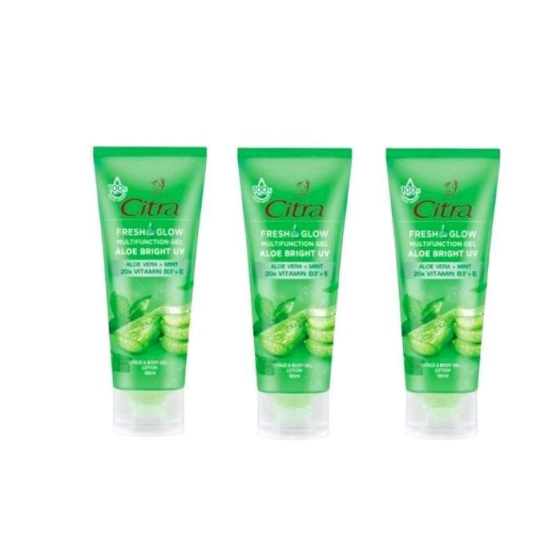 Jual Citra Multifunction Gel Fresh Glow Aloe Face & Body Gel Lotion