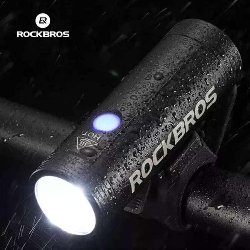 Jual Lampu Sepeda 800 LumensROCKBROS R1800 Bike Light 800 LM Hitam
