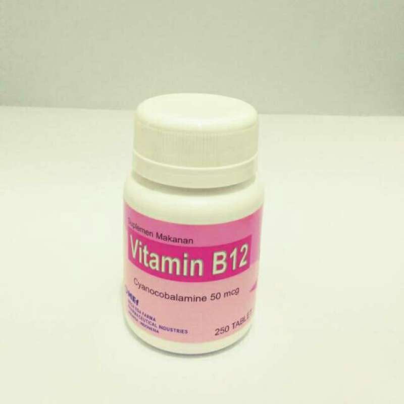 Jual Vitamin B 12 50 mcg Mef botol isi 250 tablet vitamin B12 di Seller Apotek Arkadia Official