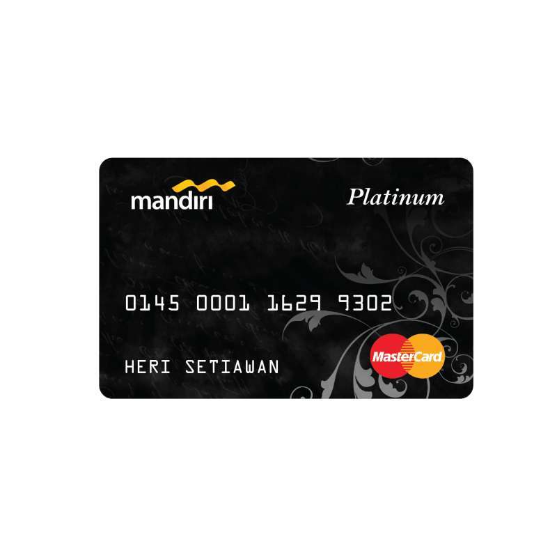 Jual Kartu Emoney Mandiri Kartu Debit Mandiri Master Platinum Black