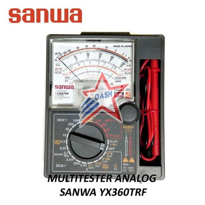 Promo ANALOG MULTITESTER SANWA YX360TRF AVO METER JARUM SANWA YX360