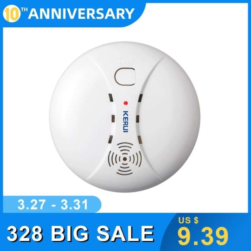Promo Kerui Gs04 433mhz Wireless Smoke Detector Fire Sensor For G18 W18 ...