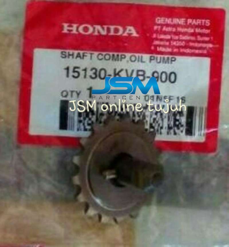 Jual as gigi gir gear pompa oli shaft comp oil pump vario 110 cw