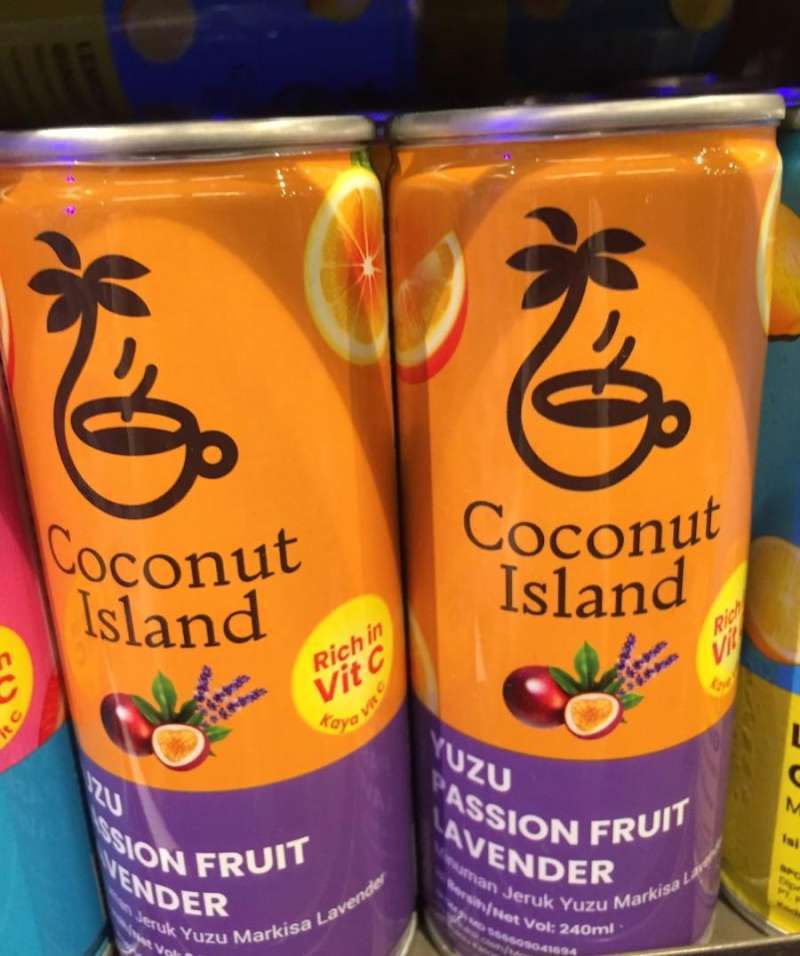 Jual Coconut island yuzu passion fruit lavender 240ml di Seller Makmur