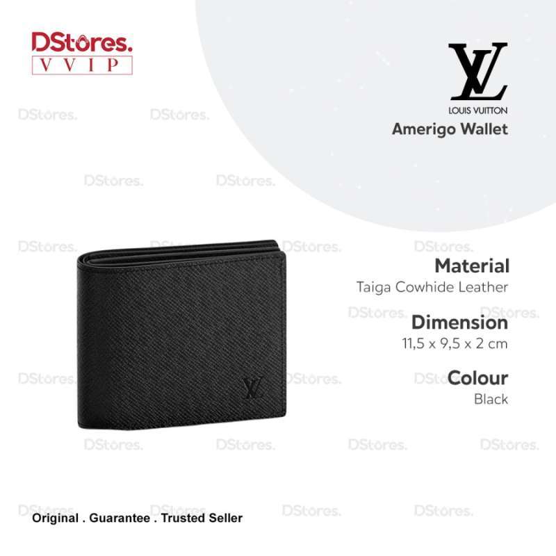 Jual Louis Vuitton Amerigo Wallet Taiga Cowhide Leather Di Seller