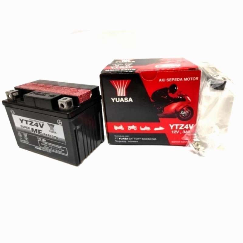 Jual Aki Motor Honda Sonic, Shadow 90, Verza, XR 250 LR Yuasa YTZ4V