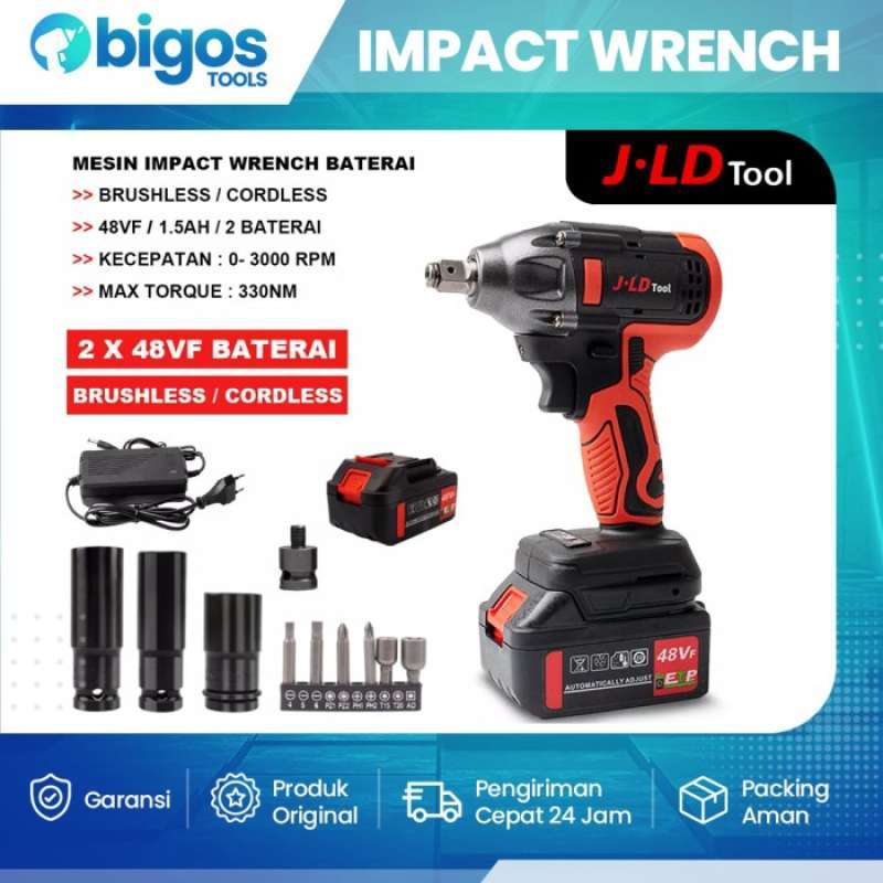 Promo jld jv88 cordless impact wrench cordless impact jld jv88 48v Diskon 23 di Seller Ponda