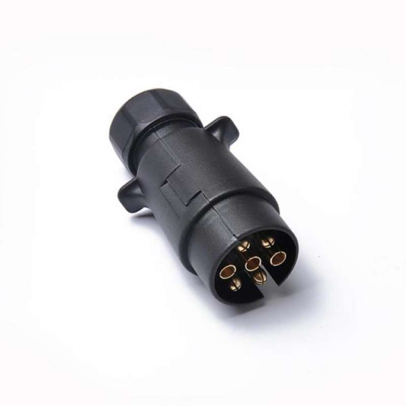 Promo 7 Pin Plastic Trailer Plug Connector Caravan Towbar Wiring Towing