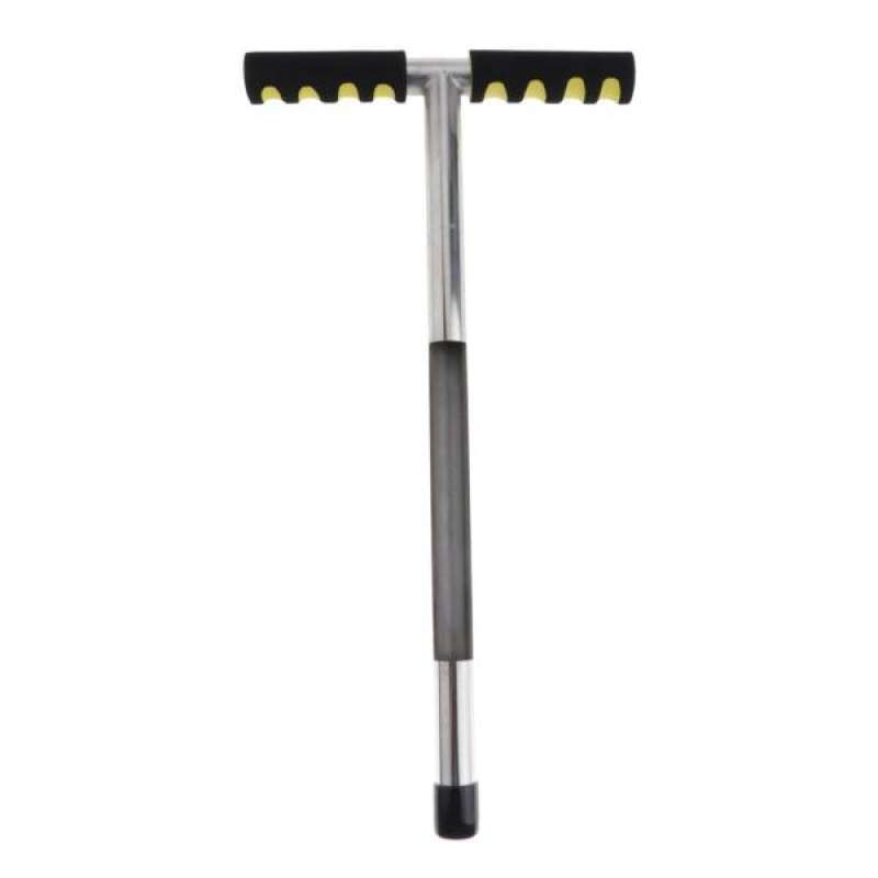Soil Sampler Probe Stainless Steel Test Tool With Ejector Foot Pedal For Lawn Garden Farm Sampling 1meter 38mm