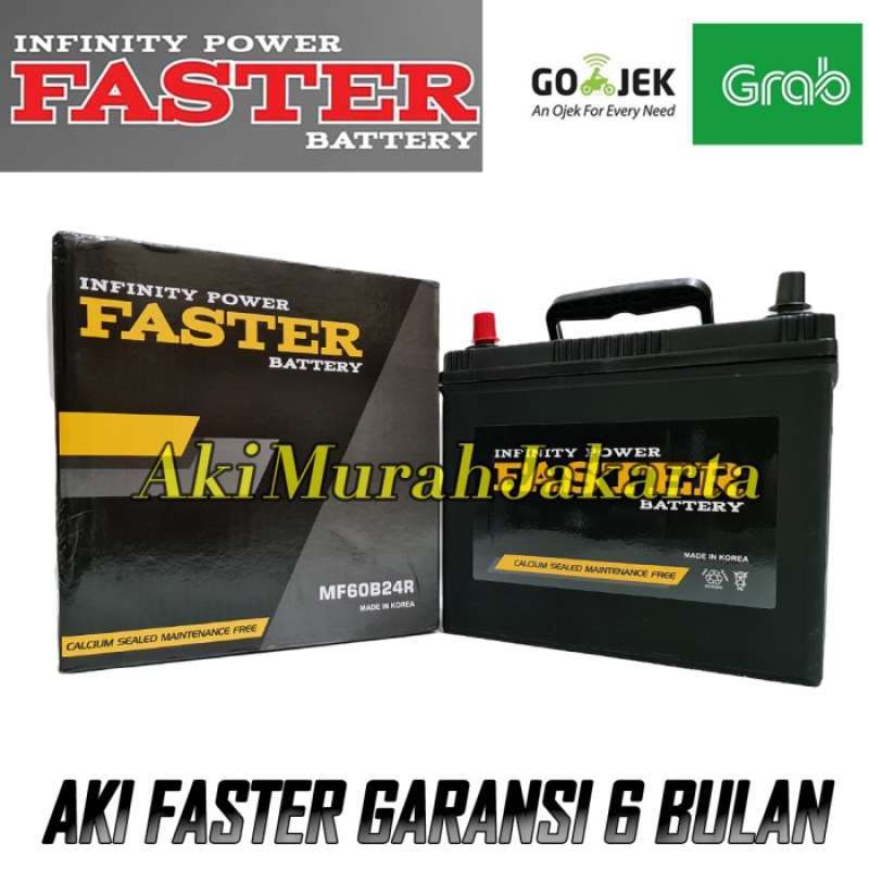 Jual Aki Mobil Daihatsu Taruna FASTER BATTERY NS60 Aki Kering 12V