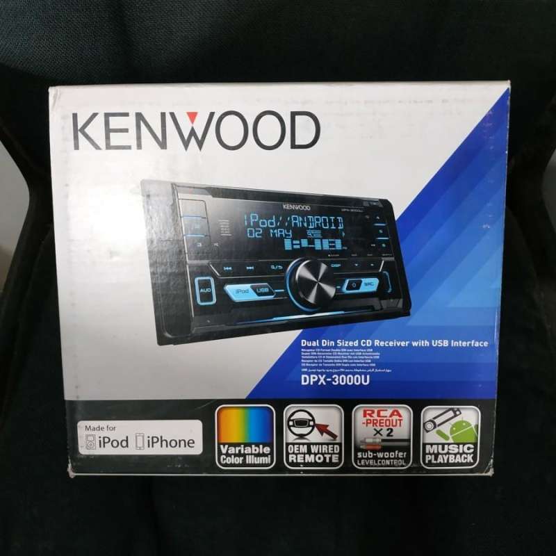 Jual Head unit kenwood dpx3000u double din kenwood dpx3000 tape kenwod di Seller Audio