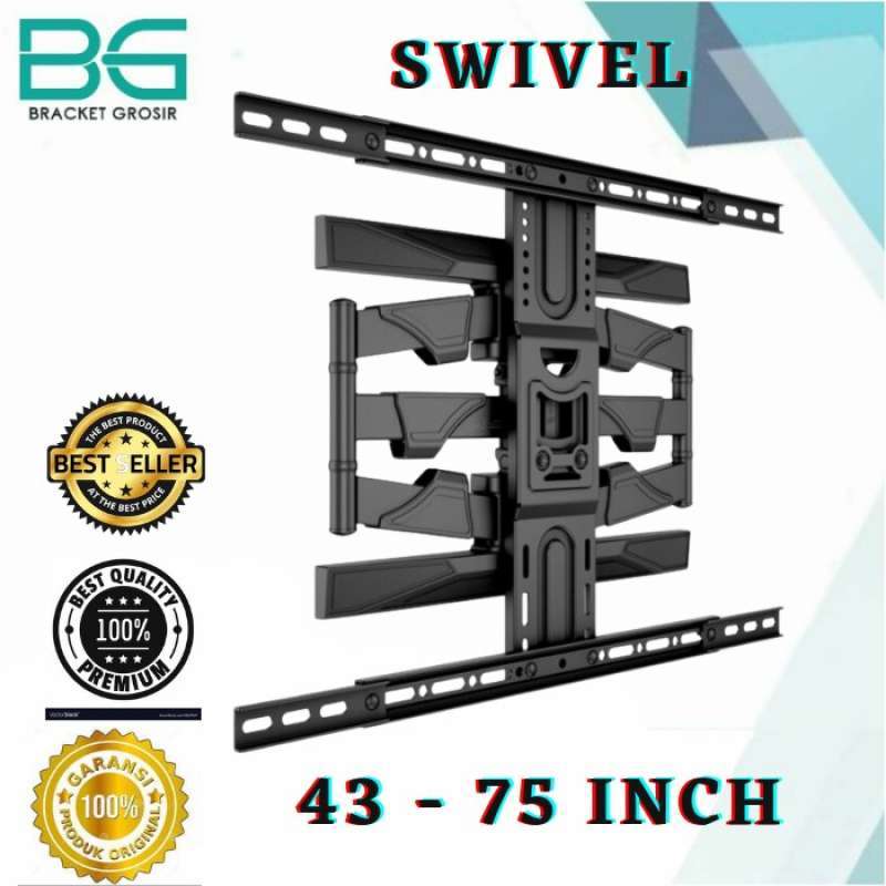 Jual Bracket Tv Led Bracket Led Tv Bracket 43 75 Inch Full Motion