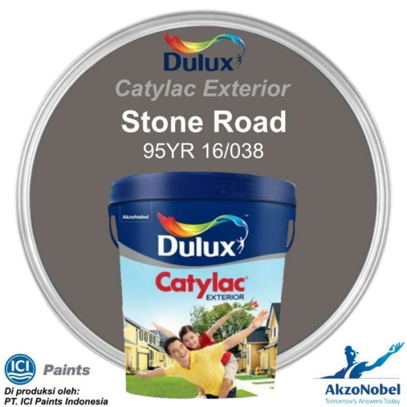 Jual CAT DULUX CATYLAC EXTERIOR 5 KG STONE ROAD 95YR 16/038 di Seller