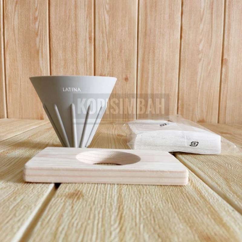 Jual Latina Volcano V 60 Coffee Dripper Set Alat Seduh Kopi V60 Manual