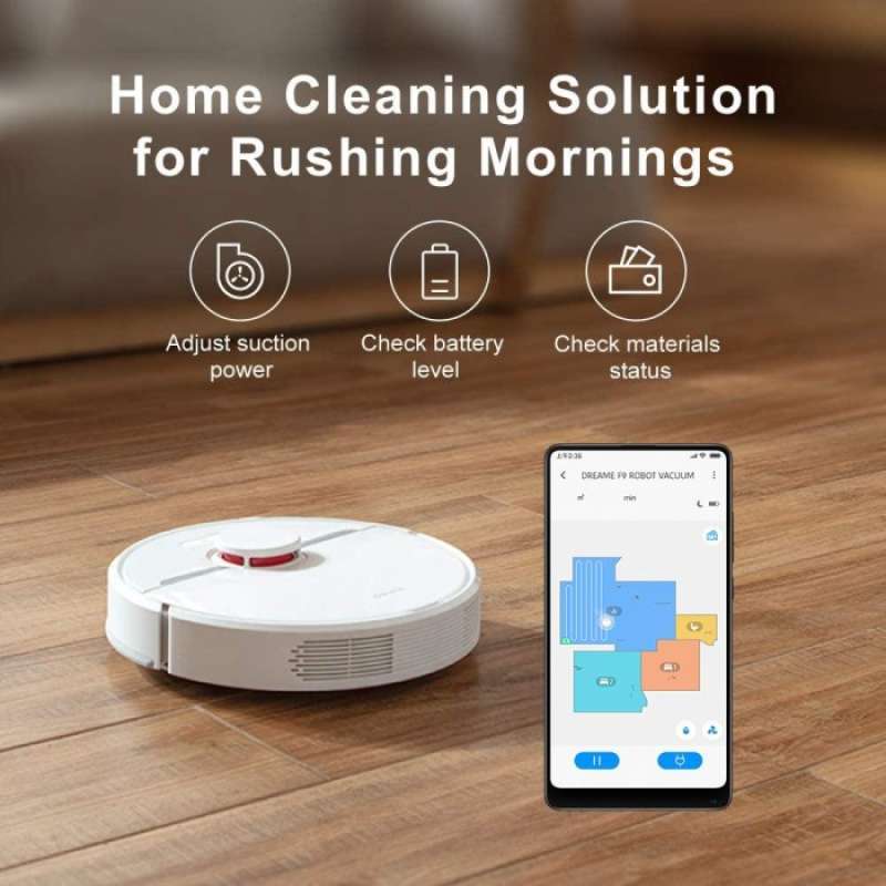 Jual Dreame D9 2in1 Robot Vacuum Cleaner Penyedot Debu di Seller