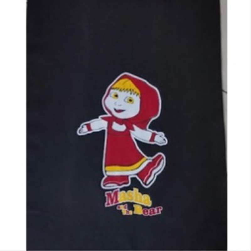 Jual Kulit Jok Gambar Masha / Bungkus Jok Motor Gambar Kartun Masha And