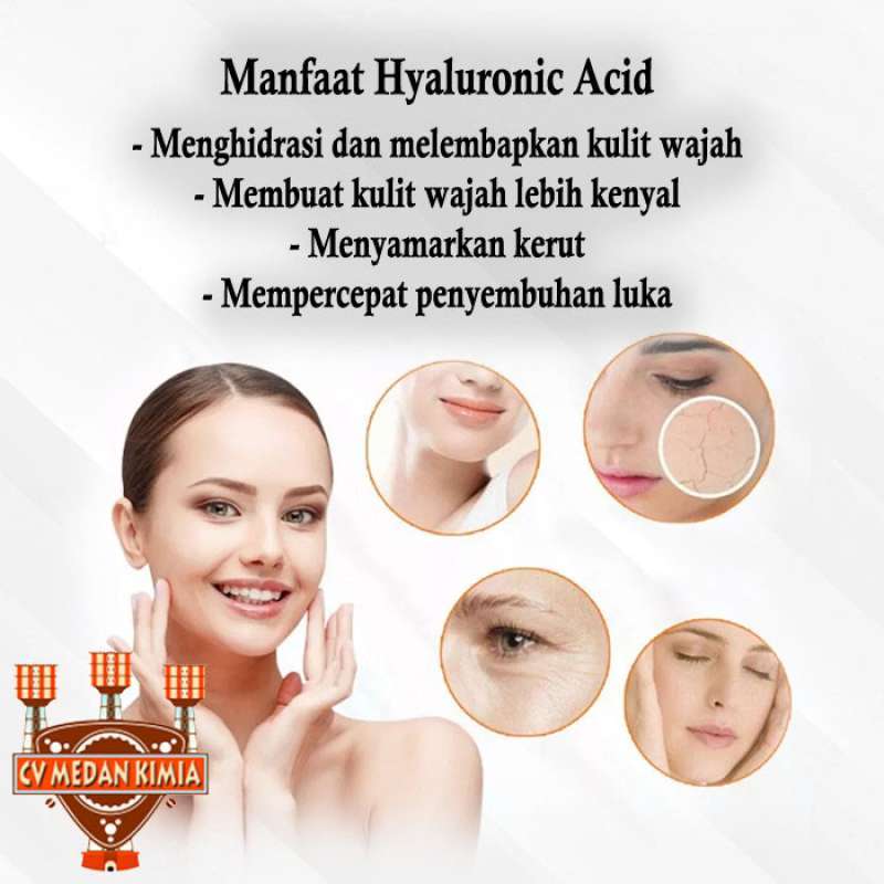 Jual Hyaluronic Acid Powder (HA) 100gr / Sodium Hyaluronate