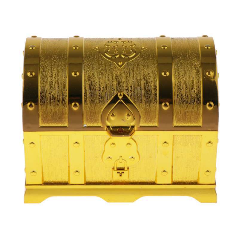 Jual Plastic Pirate Treasure Chest Box for Party Favors and Small Toys