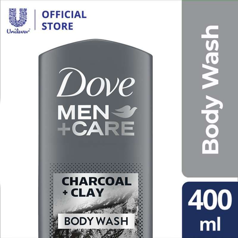 Promo Dove Men +care Body Wash Charcoal & Clay Sabun Mandi 400ml Diskon
