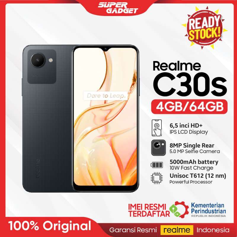 Jual Realme C30s 4/64 Gb Ram 4rom 64 4gb 64gb Handphone Smartphone ...