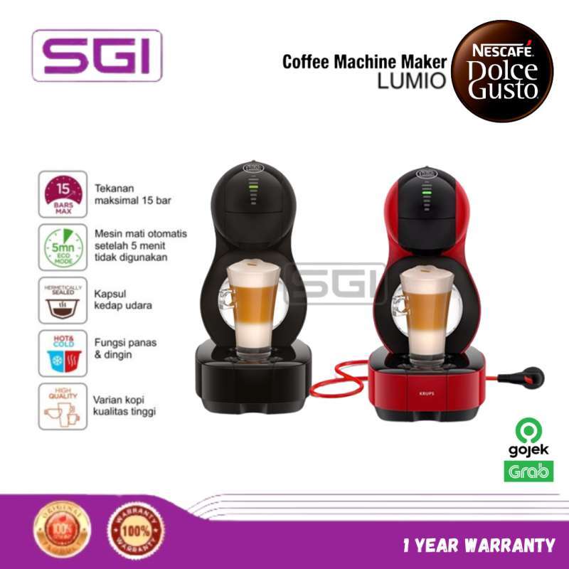 Promo Nescafe Dolce Gusto Lumio Coffee Machine Maker Mesin Kopi Diskon 10 di Seller SGI