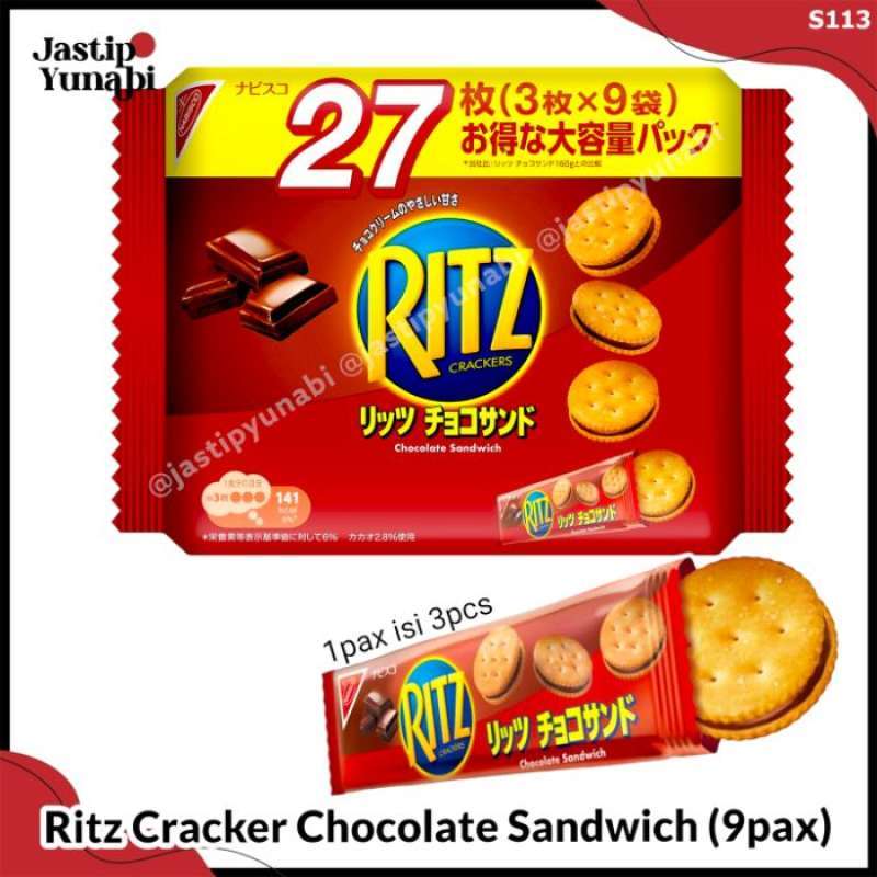 Jual Ritz Cracker Chocolate Sandwich (9pax) di Seller Jastip Yunabi