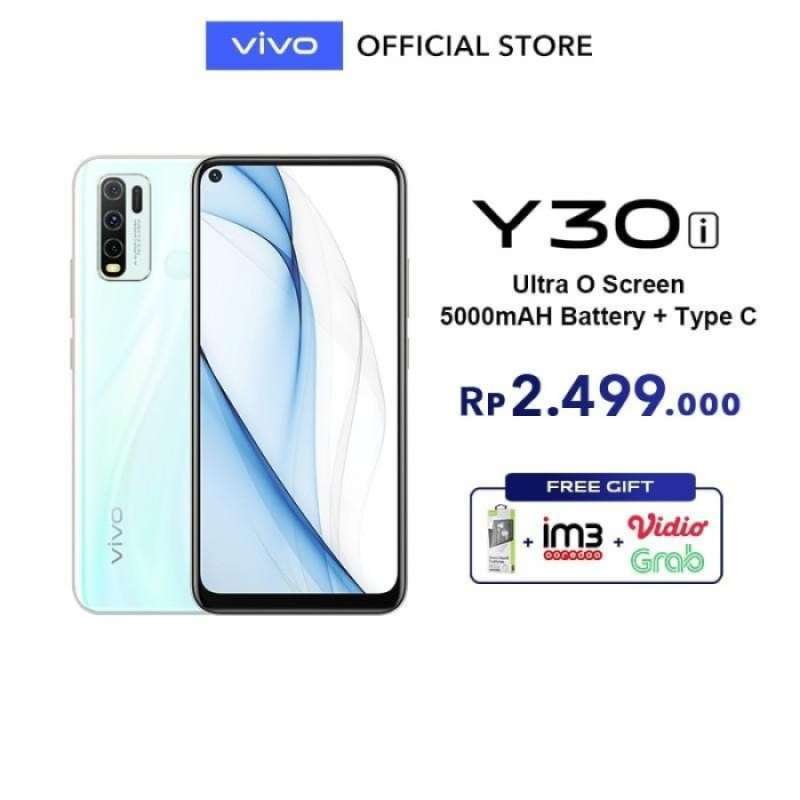 Promo VIVO Y30i 4/64 Moonstone White di Seller Virly Cellular - Kota