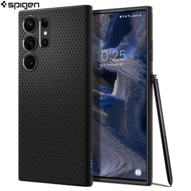 Jual Spigen Liquid Air Case Casing Samsung Galaxy S23 Ultra Black Armor