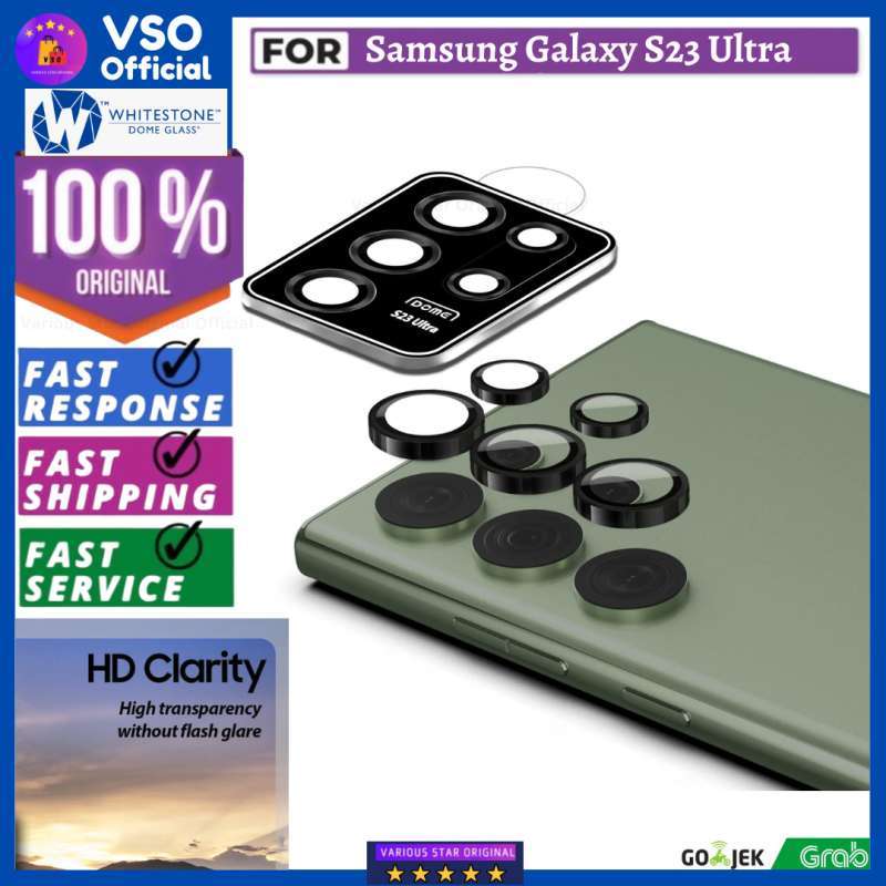 Promo Camera Lens Protector Samsung Galaxy S23 Ultra 5G 2023 WHITESTONE