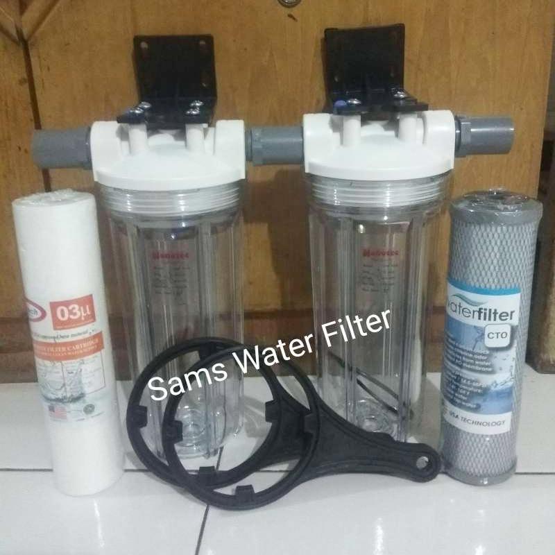 Jual Nanotec Filter Penjernih Air Tanah PDAM [2 Tabung/ 10 Inch