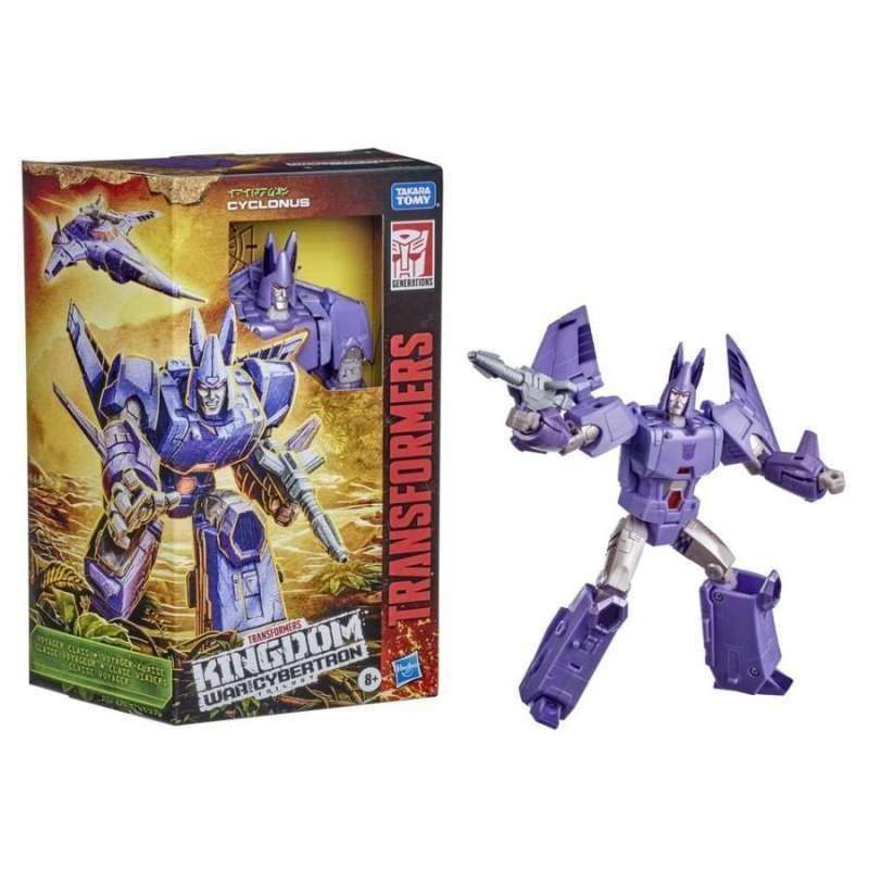 Jual Transformers Kingdom Cyclonus War For Cybertron Voyager Class