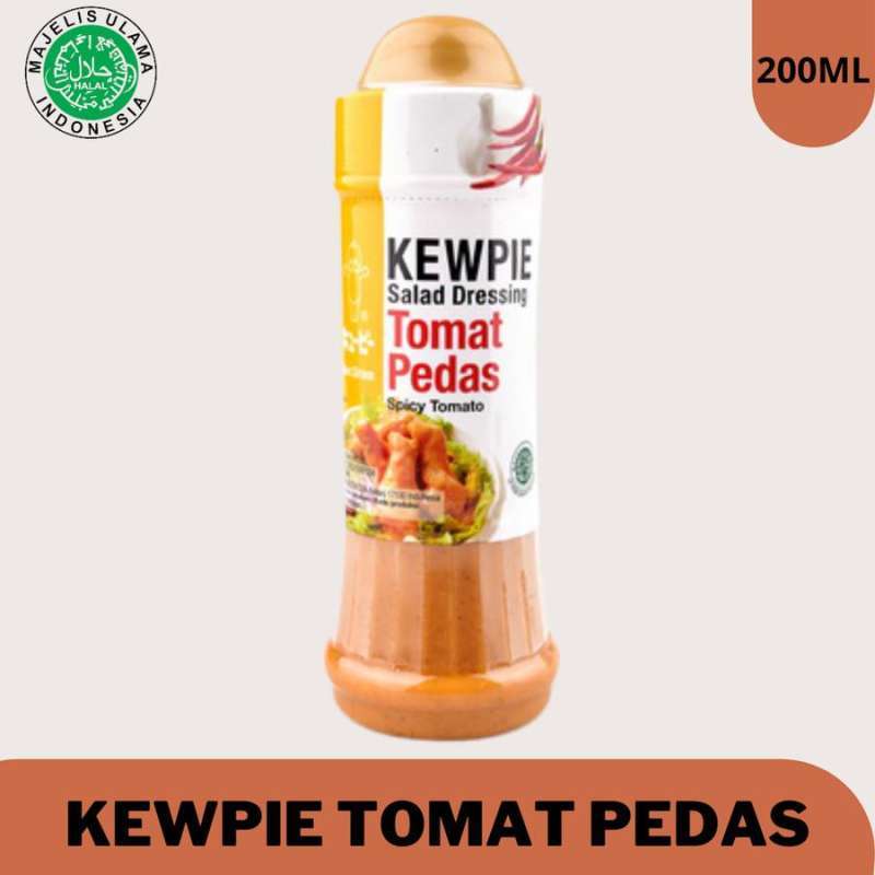 Jual Kewpie Saus Salad Dressing Tomat Pedas 200ml Halal Murah Di Seller