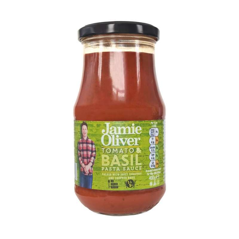Promo Jamie Oliver Saus Tomat Dengan Basil [400 Gr] Diskon 19 Di