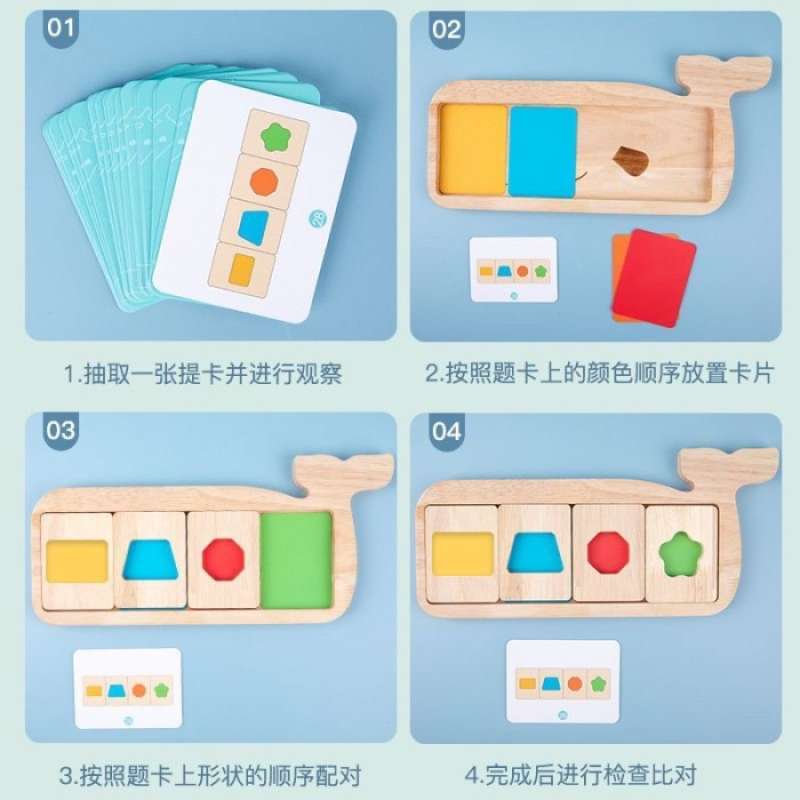 Promo learning shape & color logic puzzle cognition Diskon 9 di Seller DYAKHA STORE Mekarsari