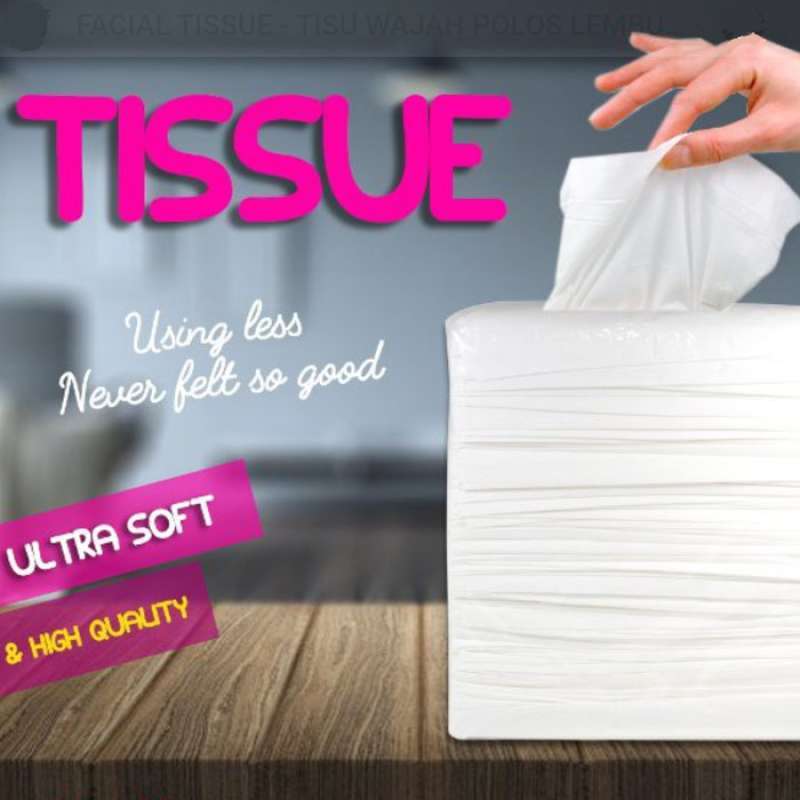 Promo Tisiu / Tissu / Tissue Facial Polos Murah 650 gr / gram Diskon 33