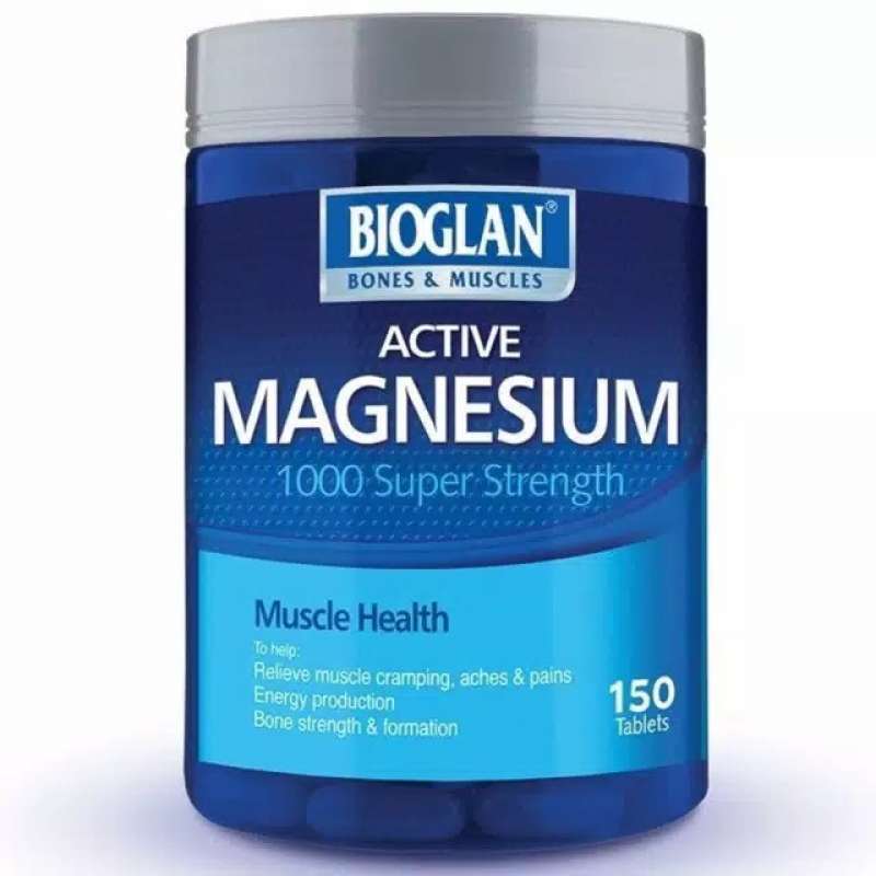 Promo Bioglan Active Magnesium 1000 Super Strengh/Magnesium/Vitamin