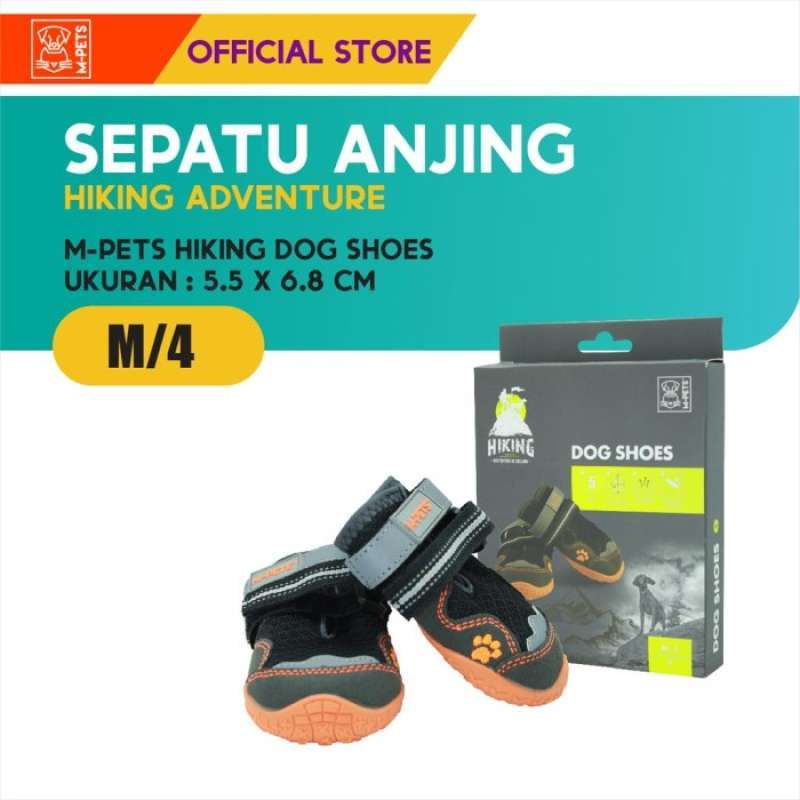 Promo MPets Hiking Dog Shoes M/4 / Sepatu Anjing Alas Kaki Hiking