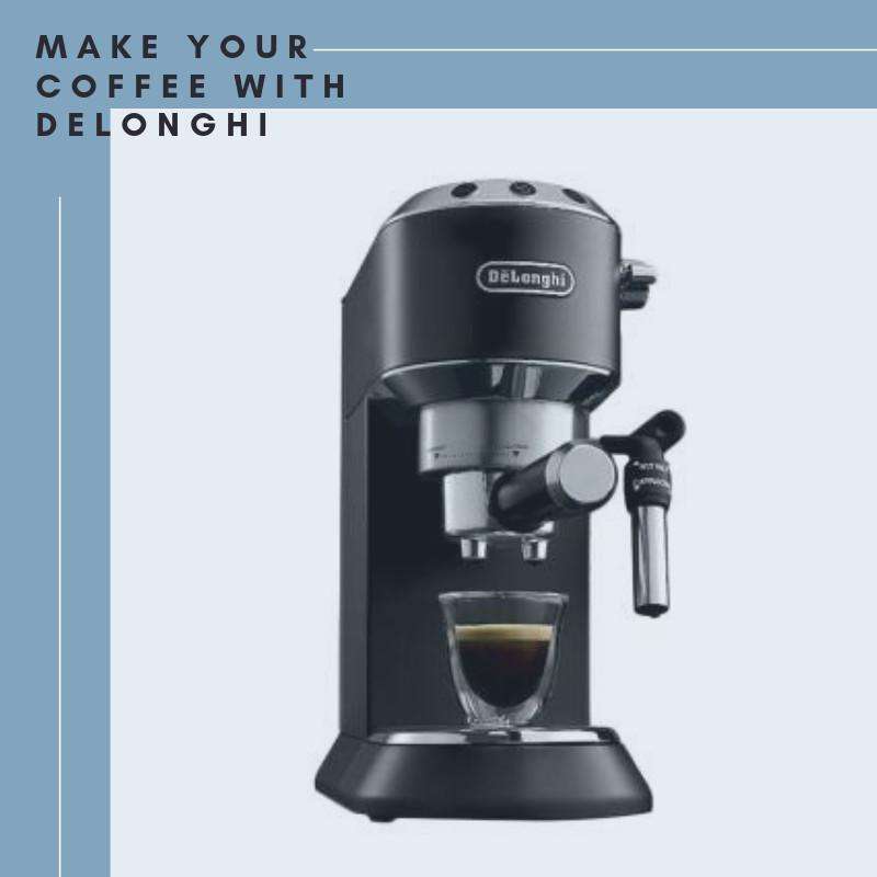 Jual Delonghi Coffee Maker Mesin Kopi Espresso EC685.M SILVER di