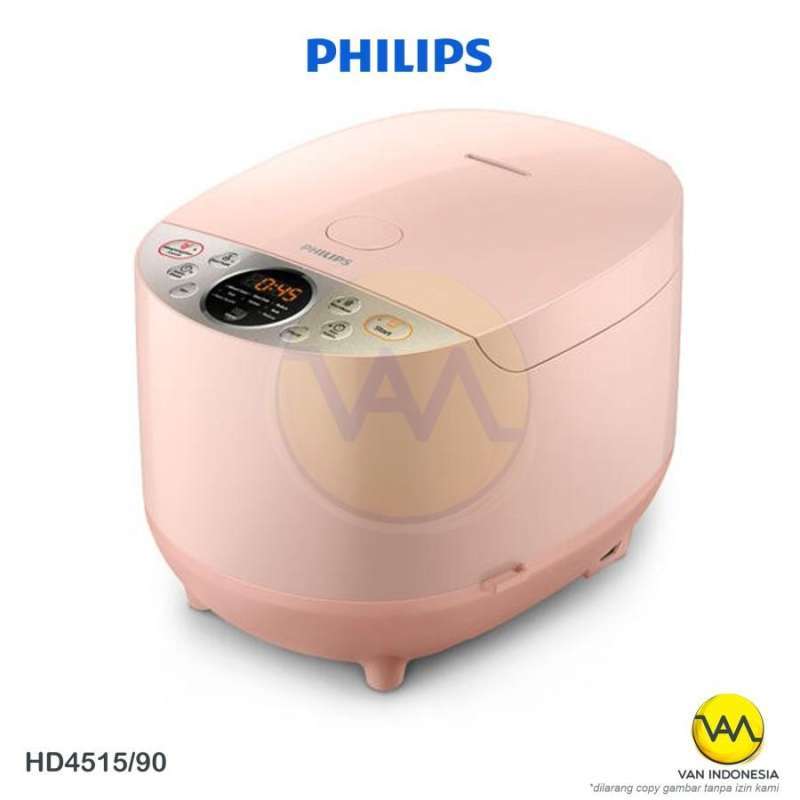 Jual Philips Digital Rice Cooker 1.8 L HD4515 Soft Blossom di Seller