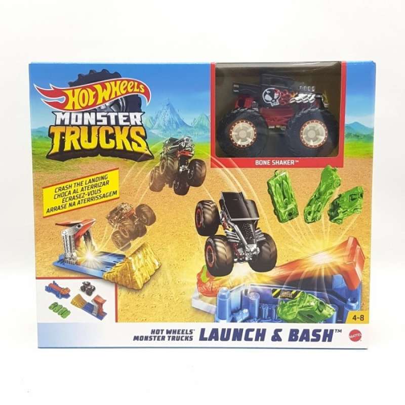 Promo Track Hotwheels Hot Wheels Monster Trucks Launch & Bash Bone