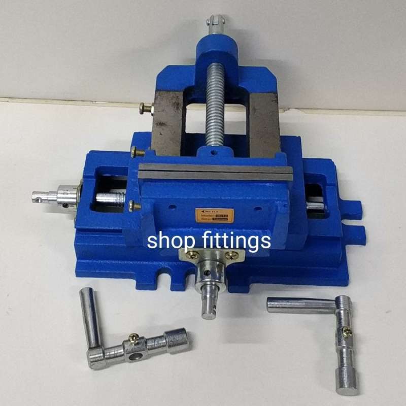 Jual Benz Bz 9012 Catok Ragum Bor Duduk 4 Cross Slide Drill Press Vise ...