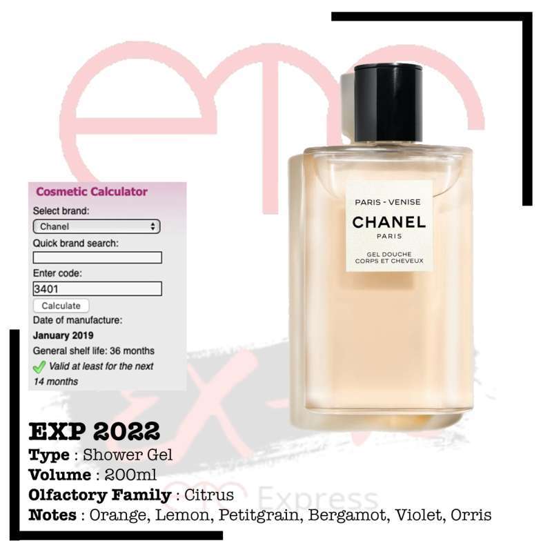 Jual Chanel Les Eaux De Chanel Paris Venise Hair & Body Shower Gel