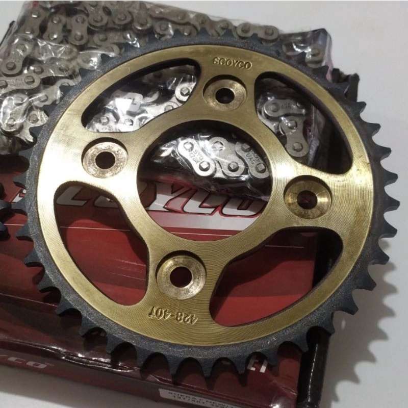 Jual Scoyco Gear Set Custome 40T Honda Supra Fit New Revo Old Absolute