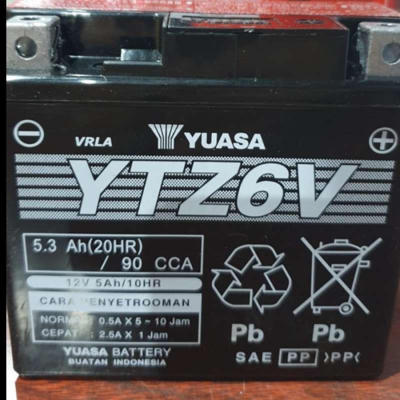 Promo Aki untuk segala motor matic ISS YTZ6V Yuasa Aki Kering Diskon 23