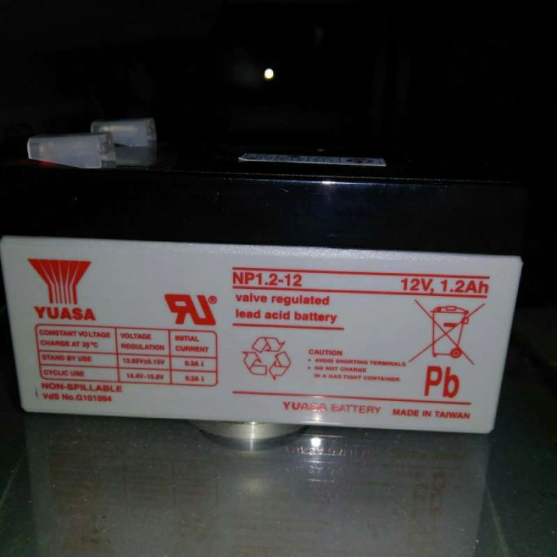 Promo Aki accu baterai kering MF battery Yuasa 12v 12 volt 1.2Ah 1.2