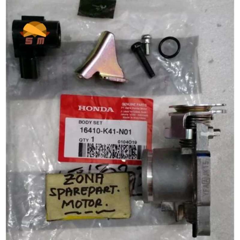 Promo SM - Throttle Body Set Sensor TPS Supra 125 FI AHM 16410 K41 N01 ...
