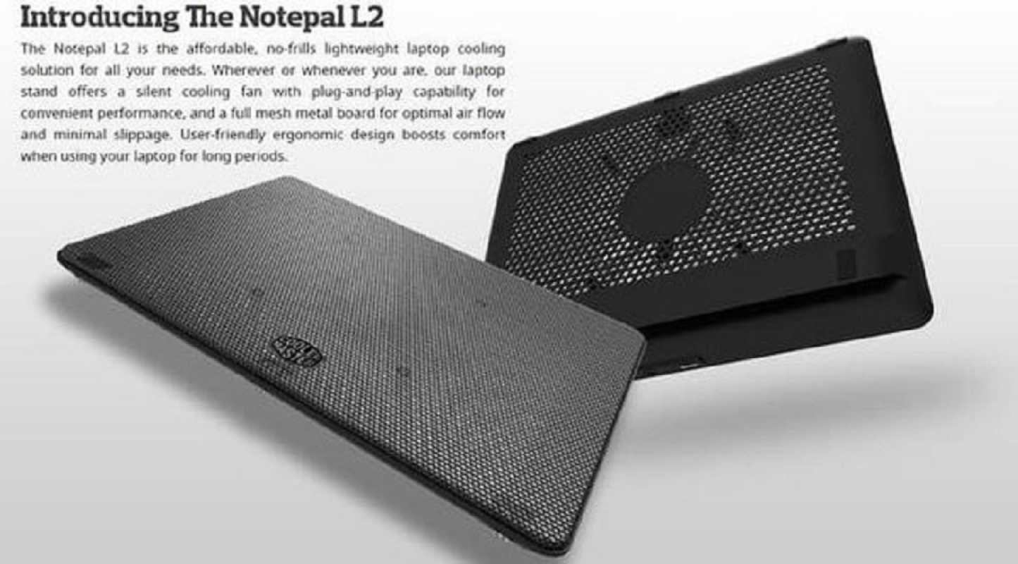 Notepal L2 Rpm Promo Cooler Master Notepal L2 Cooling Pad Untuk Laptop Diskon 35% Di ...
