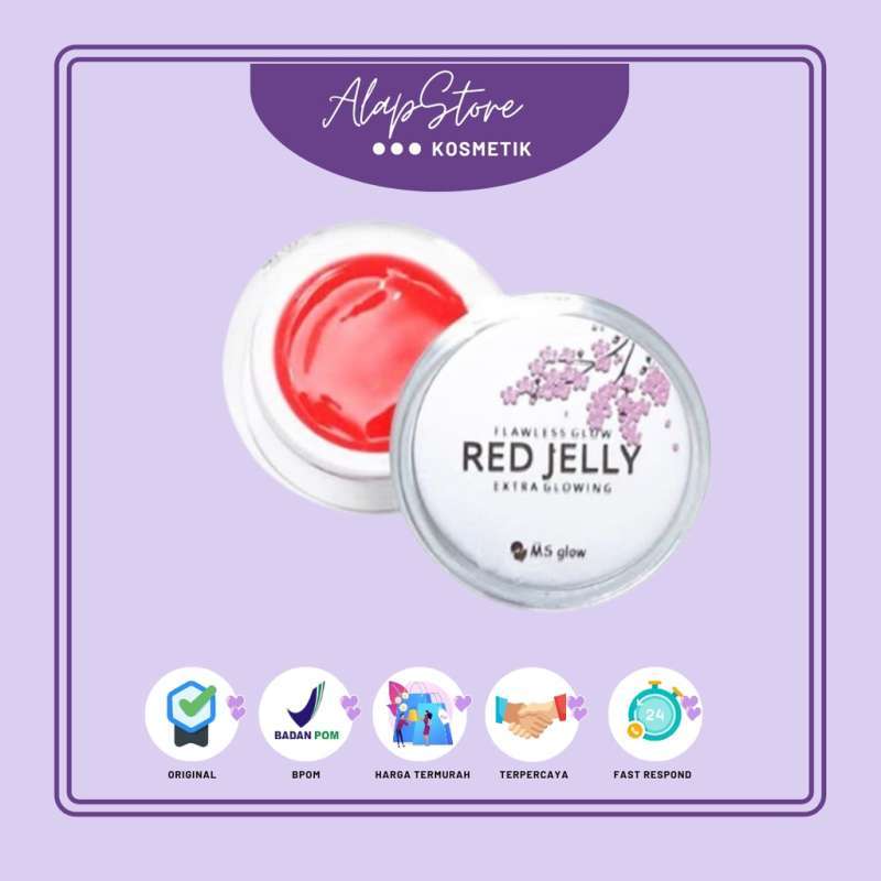 Jual MS GLOW RED JELLY EXTRA GLOWING ORIGINAL 100 CREAM SEJUTA MANFAAT